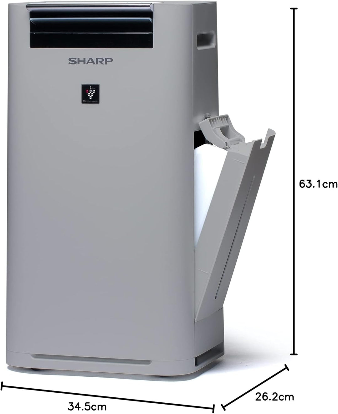 SHARP UA-HG40E-L Luftreiniger (mit Befeuchtungsfunktion, Verbesserung der Luftqualität, Ideal für Al