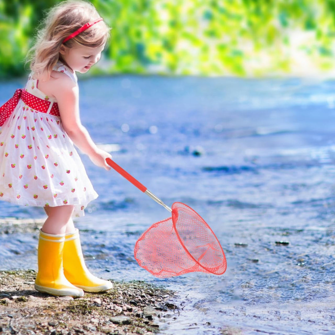 SAFIGLE 5 Stück Teleskop-Schmetterlingsnetze Kinder-Fischernetze Outdoor-Fangwerkzeuge Ausziehbare F