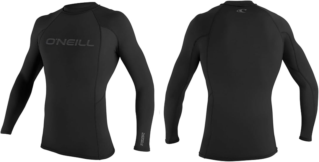O';Neill Jugend Kinder Junior Thermo-X Langarm - Mannschaft Top Schwarz - Easy Stretch Schnell Dry -