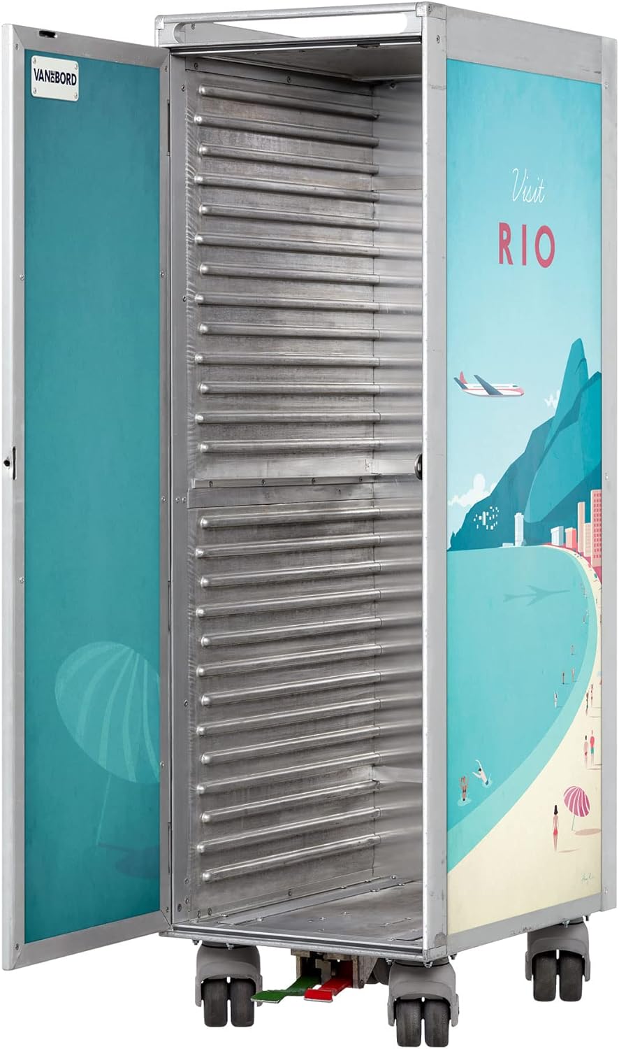 VanDeBord Flugzeugtrolley Henry Rivers Edition Visit Rio, Gebrauchter Trolley aus der Luftfahrt - ho