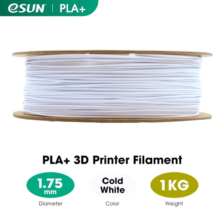 eSUN PLA+ Filament 1.75mm, 3D Drucker Filament PLA Plus, Massgenauigkeit +/- 0.03mm, 1kg Spule (2.2