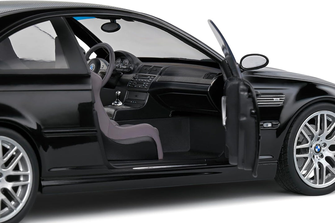 Solido Modellauto Massstab 1:18 BMW E46 CSL schwarz
