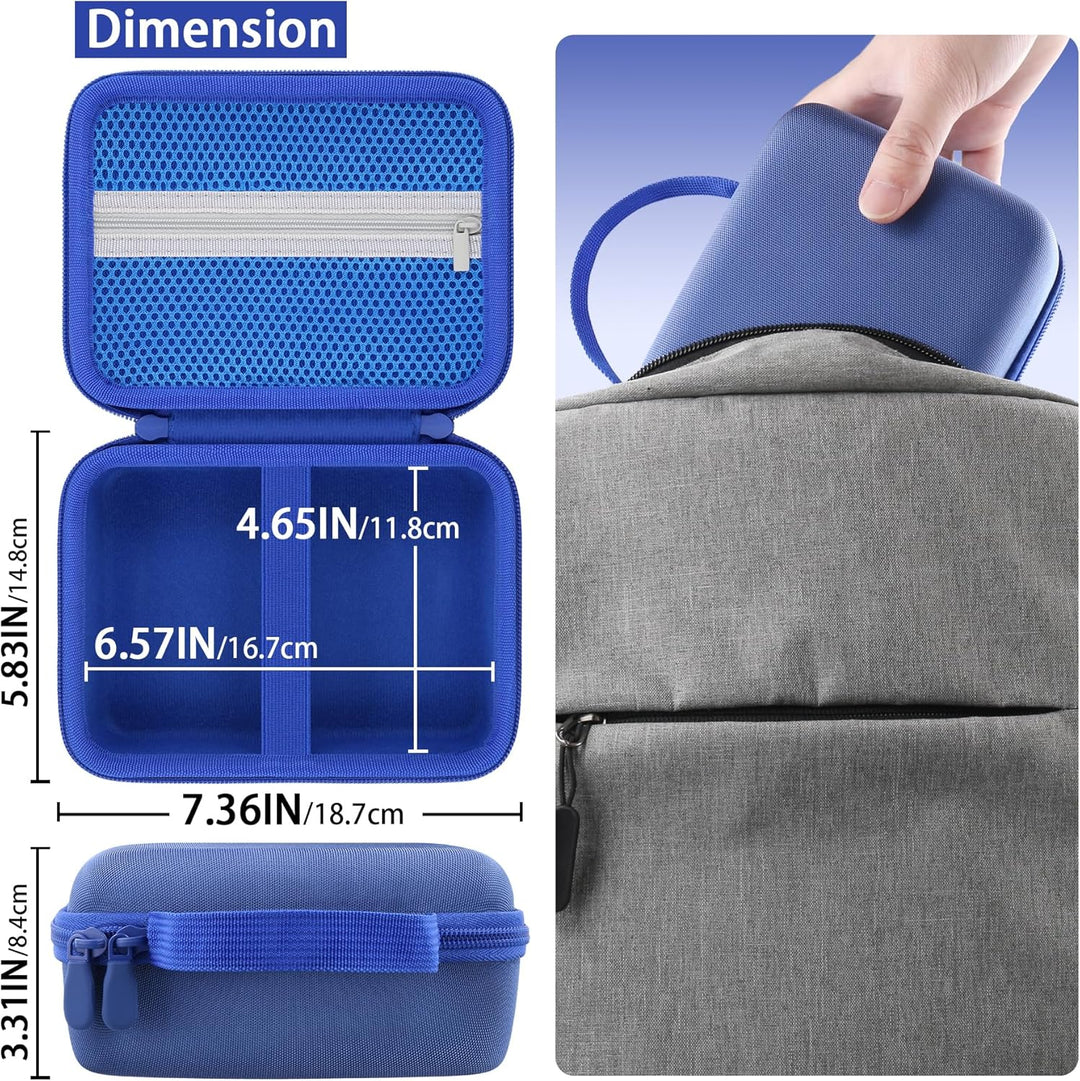 co2CREA Hart Reise Schutz Hülle Etui Tasche für VTech KidiZoom Duo FX Kinderkamera,Nur Tasche, Für V