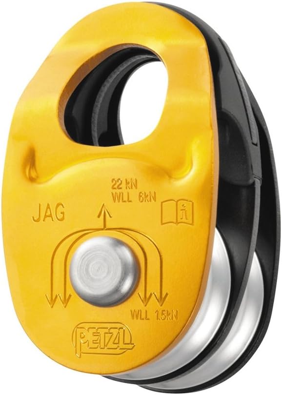 PETZL P45 JAG Hocheffiziente Doppelrolle, Único