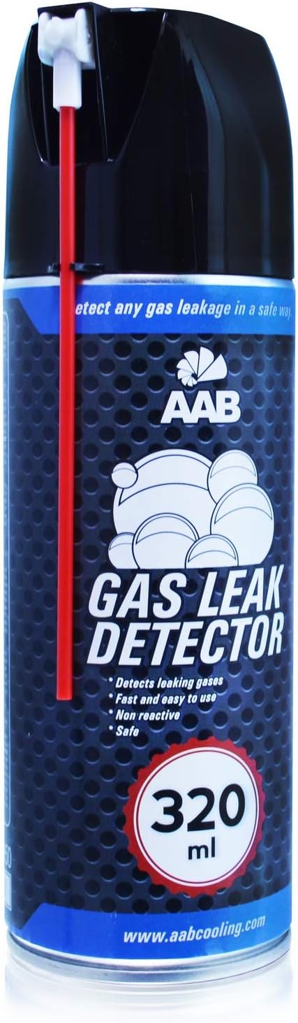 AABCOOLING Gas Leak Detector 320ml - Klimaanlage Auto, Gasleckspray, Klima Leckstopp, Lecksuche Spra