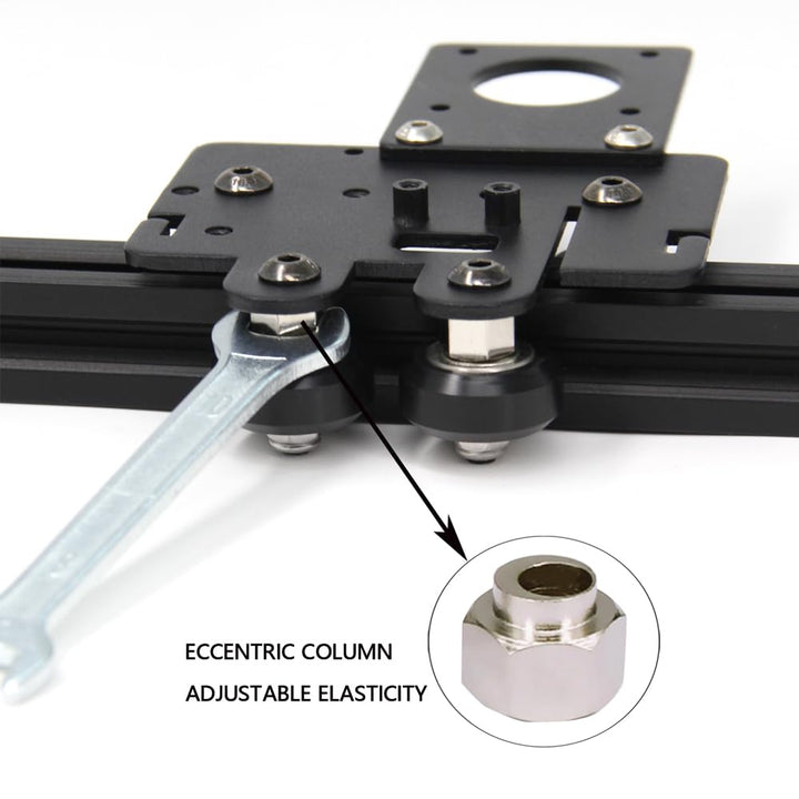 Zeberoxyz Direct Drive Doppelzahnrad-Extruder mit Riemenscheiben Upgrade Direktplatte mit Stepper Mo