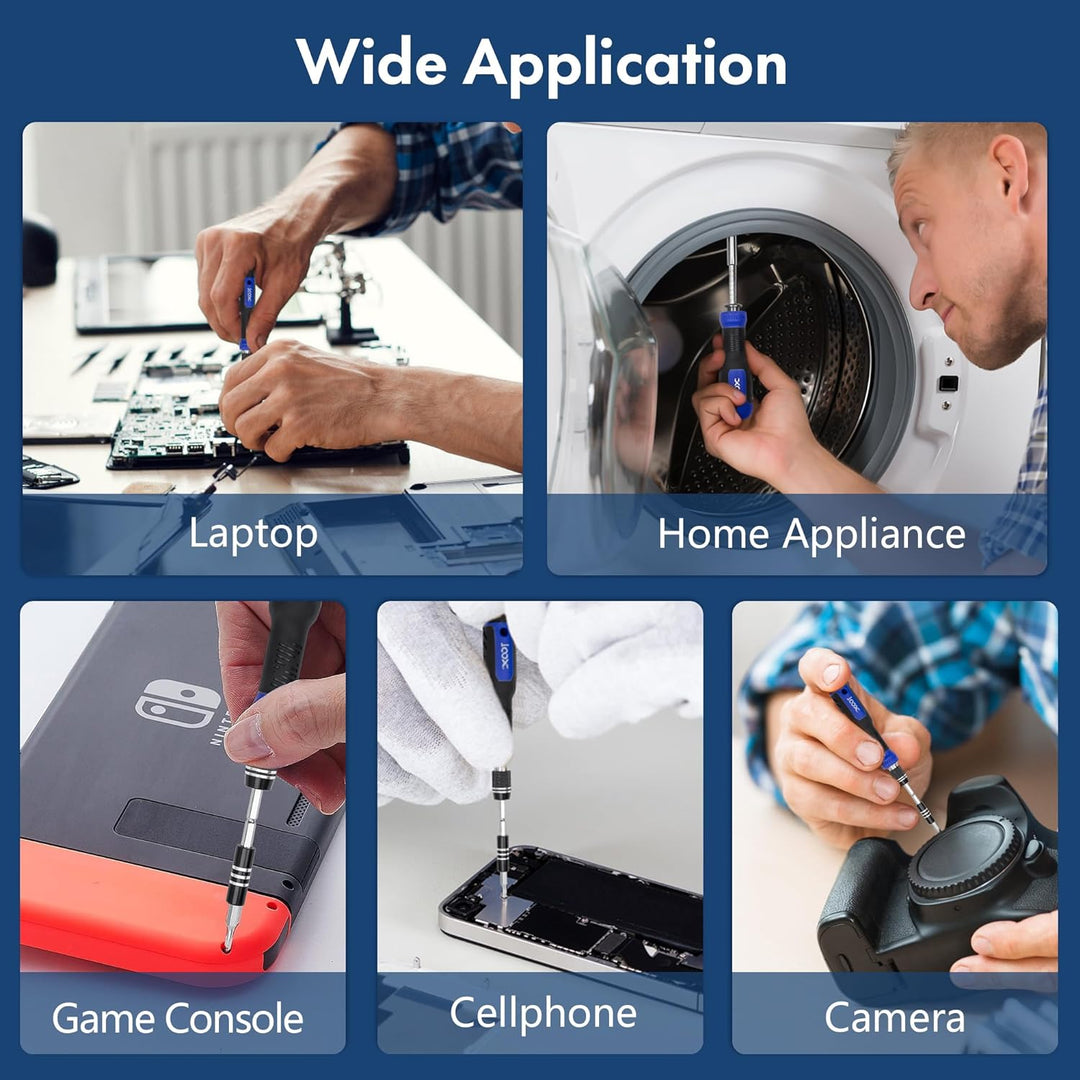 XOOL 200 in 1 Feinmechaniker Schraubendreher Set, Magnetischer Mini Feinmechaniker Werkzeug Set, Rep