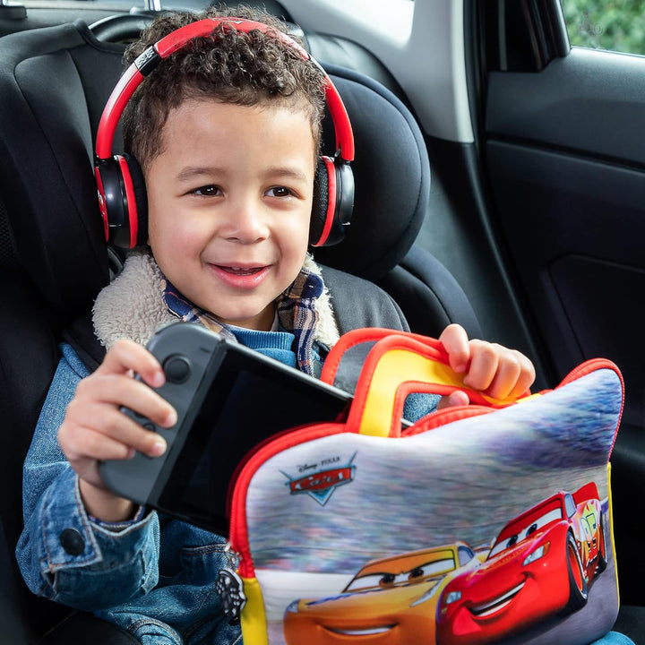 Pebble Gear Disney Pixar Cars Kids Tablet-Tasche & Kopfhörer, kindersichere Lautstärkebeschränkung,