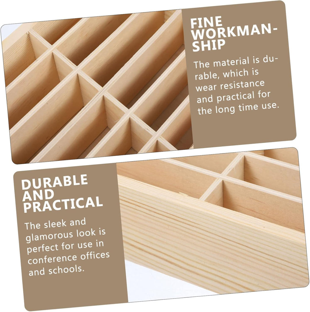 Ciieeo Box Handy-Aufbewahrungsbox Holzständer Desktop-Telefonhalter Holz-Desktop-Organizer Taschenre