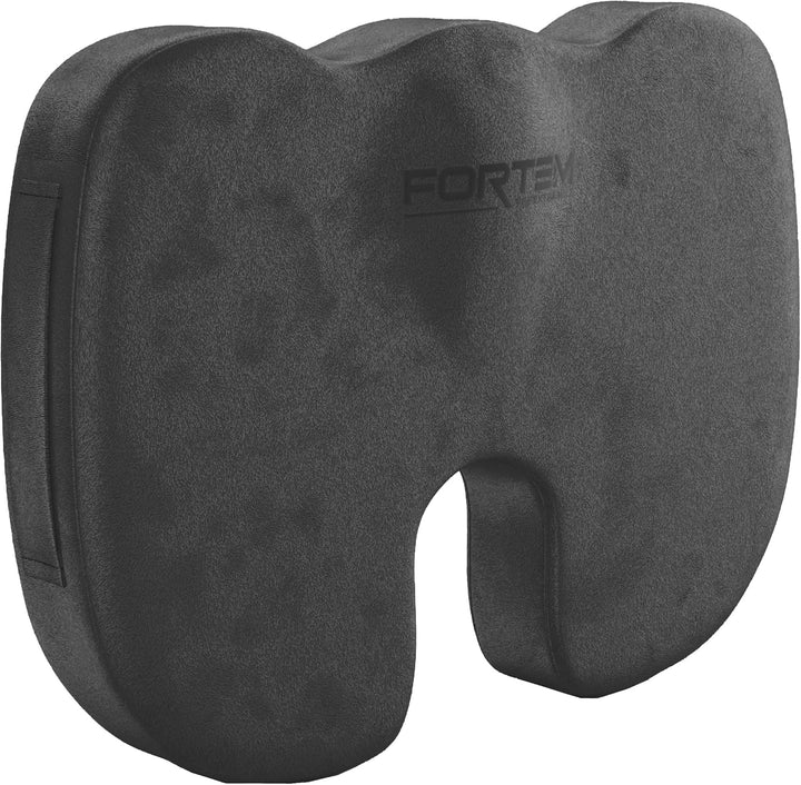 FORTEM XL Autositzkissen, Memory-Schaum-Kissen für Büro Computersessel & Lindert Schmerzen an Steiss
