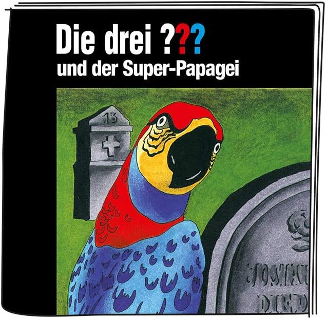 tonies Hörfigur für Toniebox, Die DREI ??? – Der Superpapagei (Limited), Hörspiel für Kinder ab 8 Ja