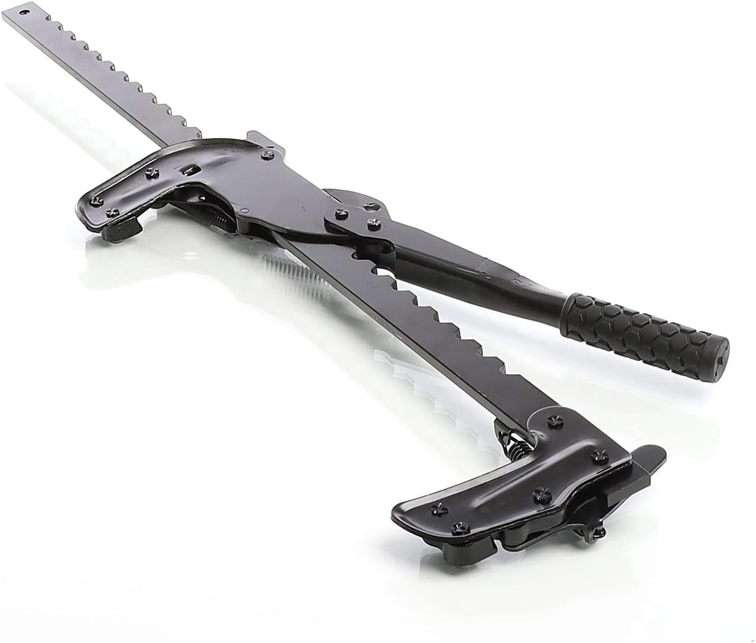 XPOtool Zaunspanner Drahtspanner für Weidezäune und Zaundraht zum Dehnen und Spleissen Spannweg 530m