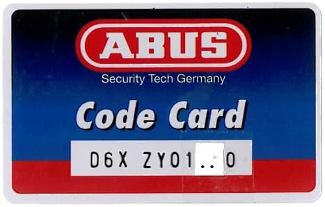 ABUS Profil-Zylinder KD6XNP 30/30 mit Codekarte und 5 Schlüsseln, 50716