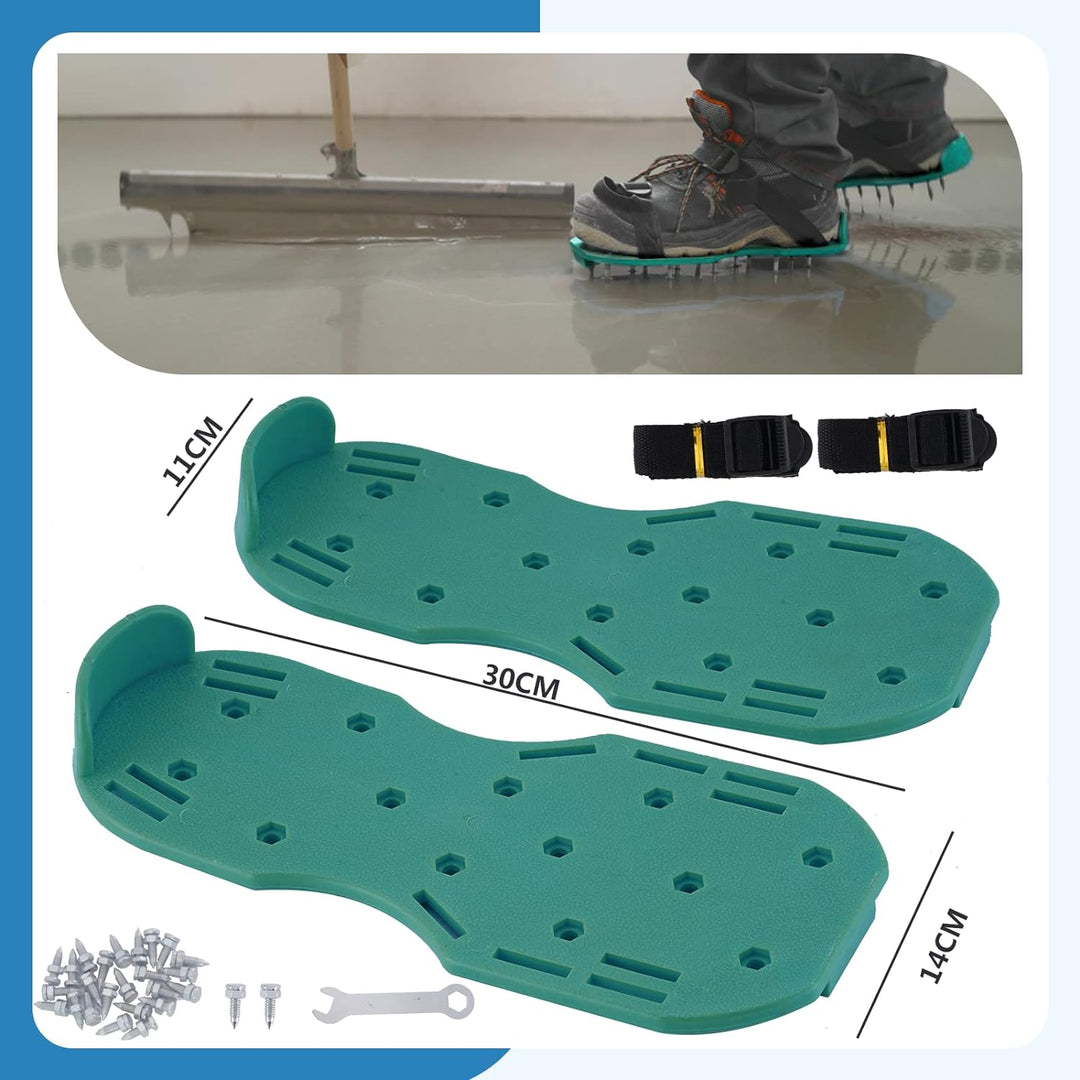 MXBAOHENG Selbstnivellierender Zement-Werkzeugsatz Bodenbeschichtung Set: Roller Spikeschuhe Edelsta