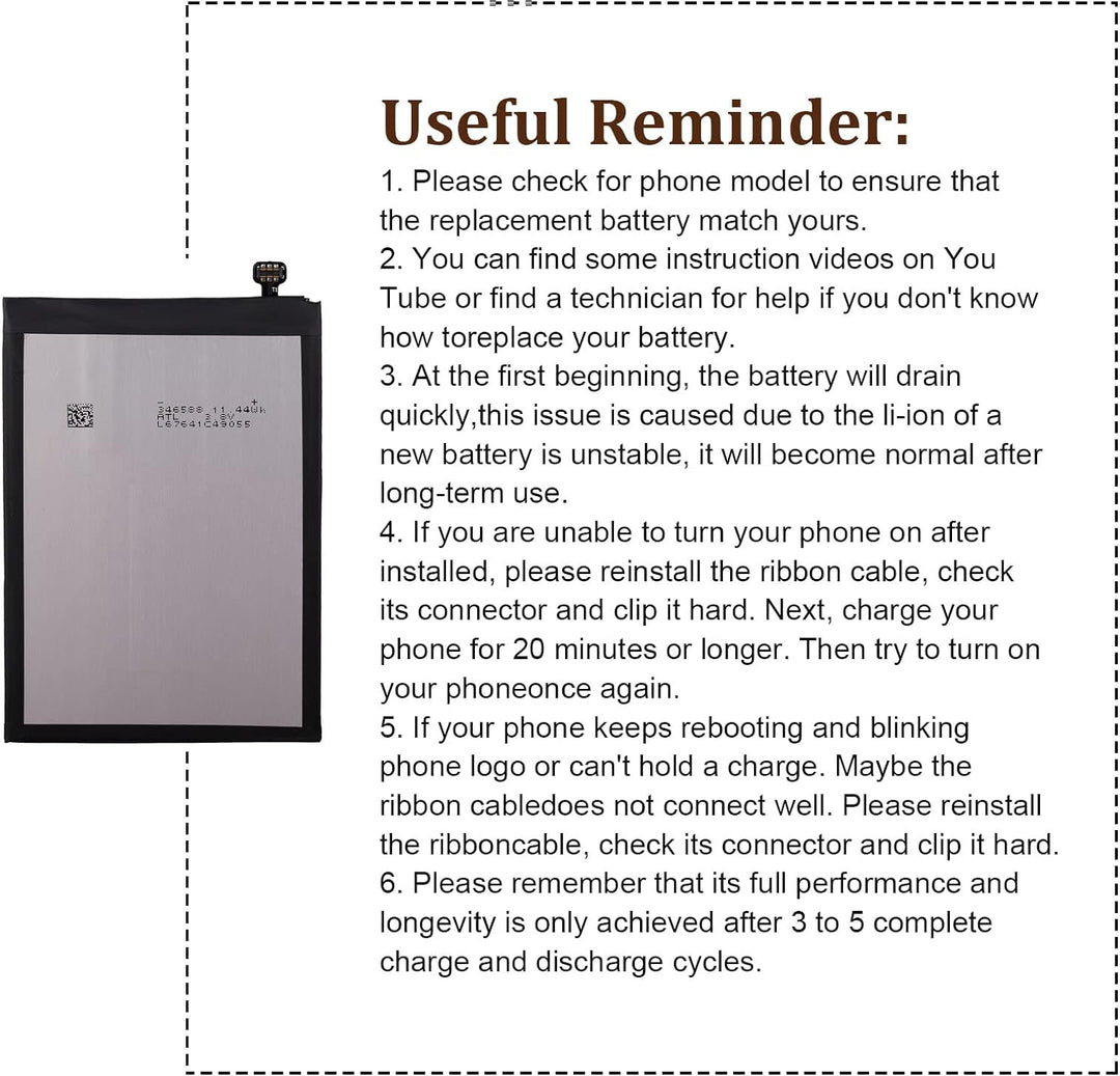 HIGHAKKU Ersatzakku Batterie BLP601 kompatibel mit Oppo A53 & Oppo A53s & A59 with Tools Oppo A53 &