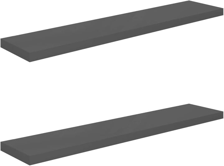 FIRBNUS 2 STK. Floating Wall Shelf 120x23,5x3,8 cm HĂ€ngeregal Schweberegal Wandregale Regale Regalbo