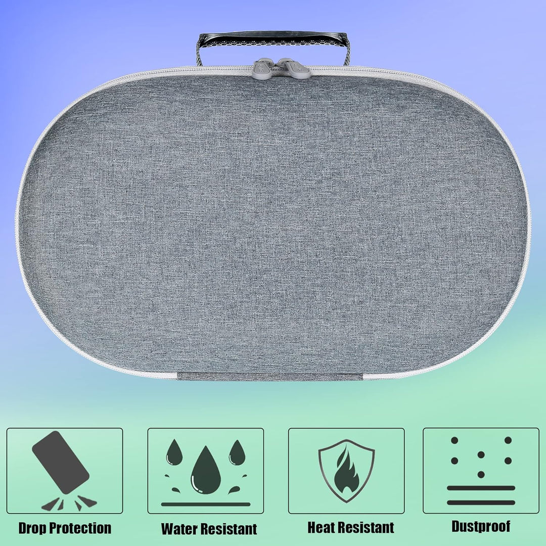 Aenllosi Hart Tasche Hülle für Meta Quest Pro/Meta Quest 3 All-In-One VR Headset, nur Tasche (weiss)
