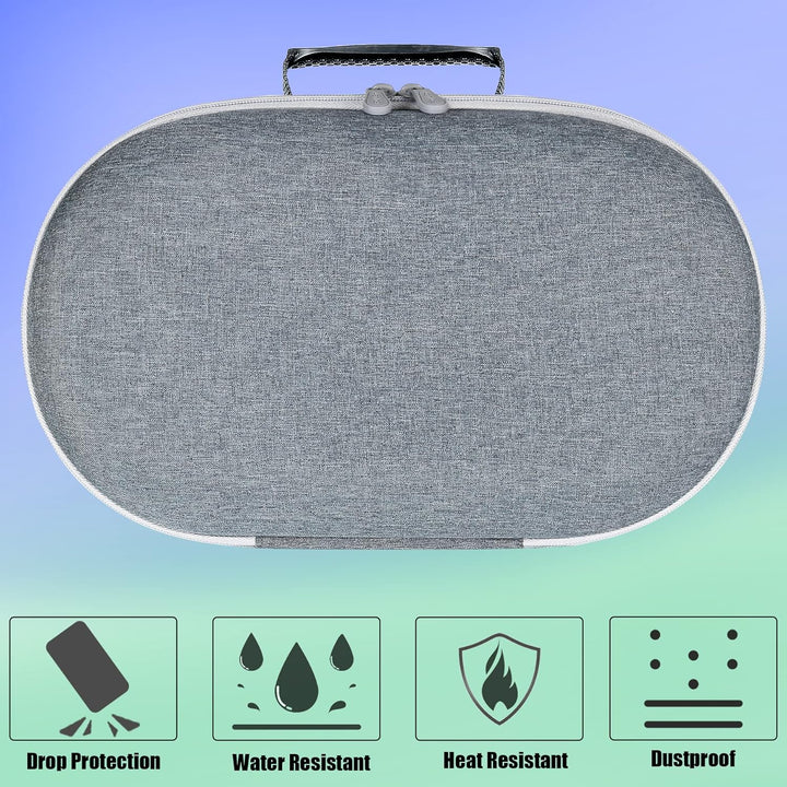 Aenllosi Hart Tasche Hülle für Meta Quest Pro/Meta Quest 3 All-In-One VR Headset, nur Tasche (weiss)