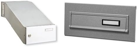 BURG-WÄCHTER Einwurfblende für Durchwurfbriefkästen, Stahl, Blende 794 Si, Silber+BURG-WÄCHTER Durch