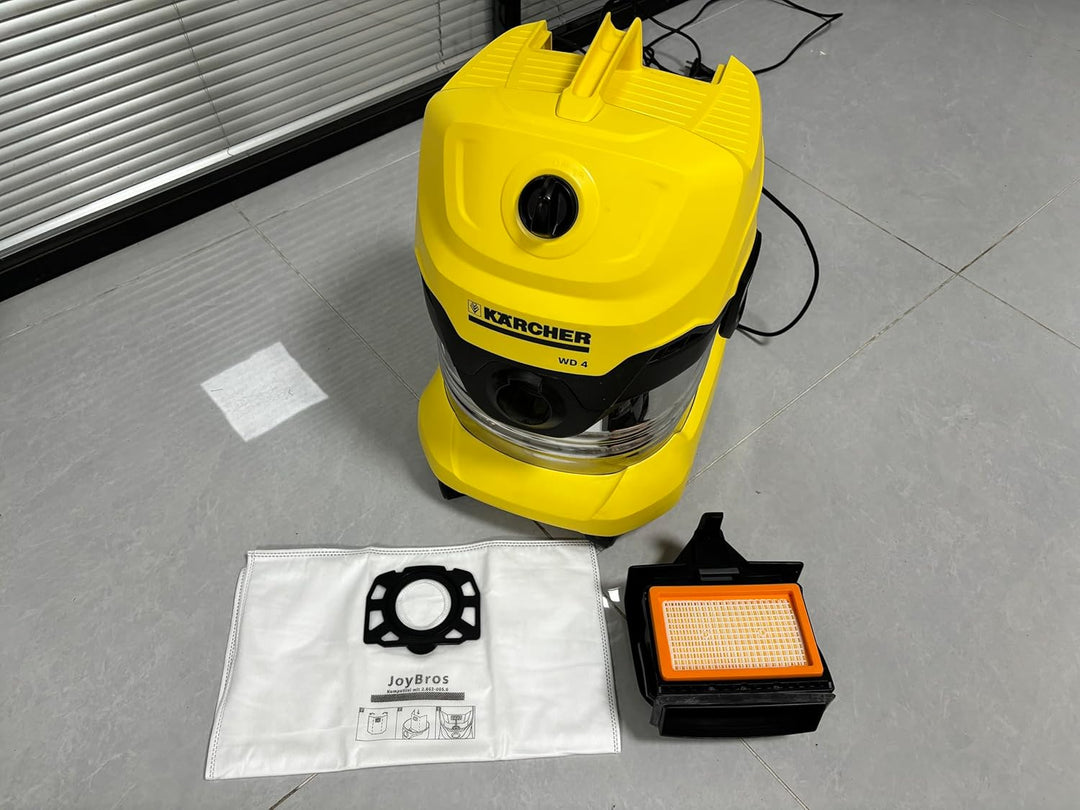 JoyBros 8 Staubsaugerbeutel 2 Filter für Kärcher wd4 wd5 wd6 p wd5p wd6p Premium 2.863-006.0 KFI 487