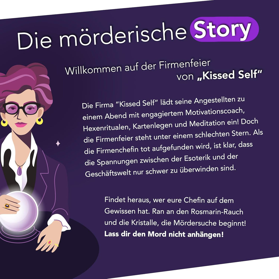 CRIMECASES Krimidinner 8-10 Personen | Spannendes Krimidinner Das letzte Meeting | Das schaurig-heit