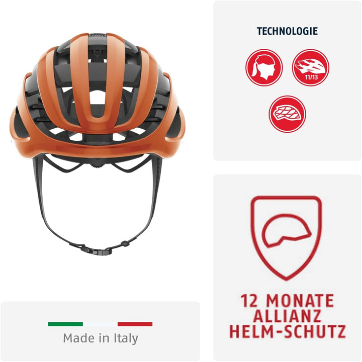 ABUS Rennradhelm AirBreaker - High-End Fahrradhelm für den professionellen Radsport - für Jugendlich