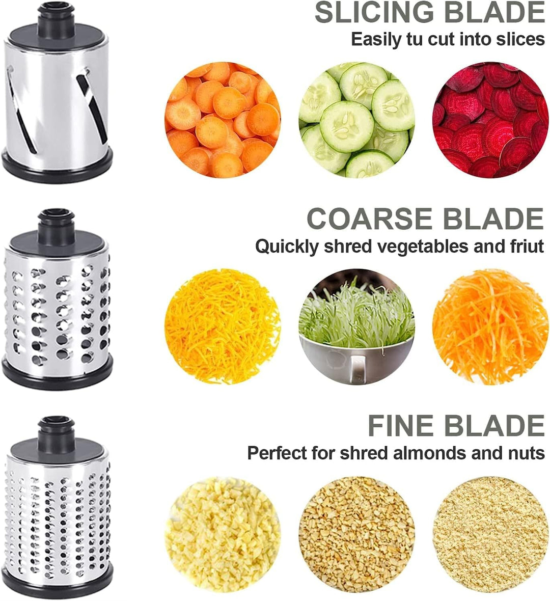 COFUN Fleischwolf Aufsatz für Kitchenaid Zubehör, Metall Fleischwolf Satz mit 4 Mahlscheibe 3 Wurstf