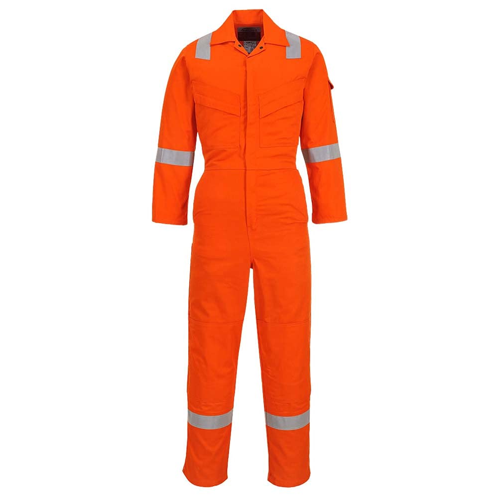 Portwest Leichter, antistatischer Overall 280 g, Grösse: 4XL, Farbe: Orange, FR28ORR4XL Orange 4XL,