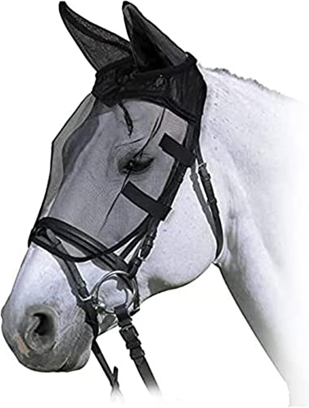 Horses, Fliegenmaske Riding Fly Mask, Leichte und atmungsaktive Fliegenmaske, behindert Nicht das Si