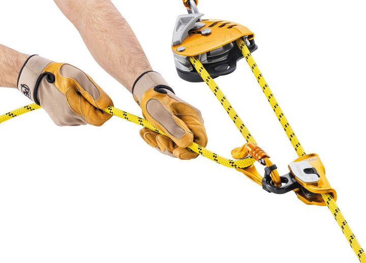 PETZL Unisex-Adult Maestro Descender S gelb, S gelb