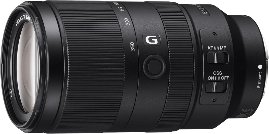 Sony E 70-350mm f/4.5-6.3 G OSS | APS-C, Super-Telezoom-Objektiv (SEL70350G) & SEL-35F18F Weitwinkel