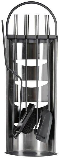 Valo Kaminbesteck Helsinki (4 teilig, inkl. Kaminbesen, Schaufel, Greifzange und Schürhaken, Kaminga