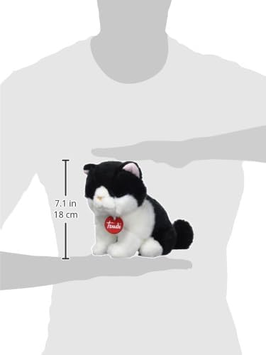 trudi 21040 Klassik Plüschkatze Brad ca. 19 cm, Grösse S, hochwertiges Stofftier mit weichen Materia