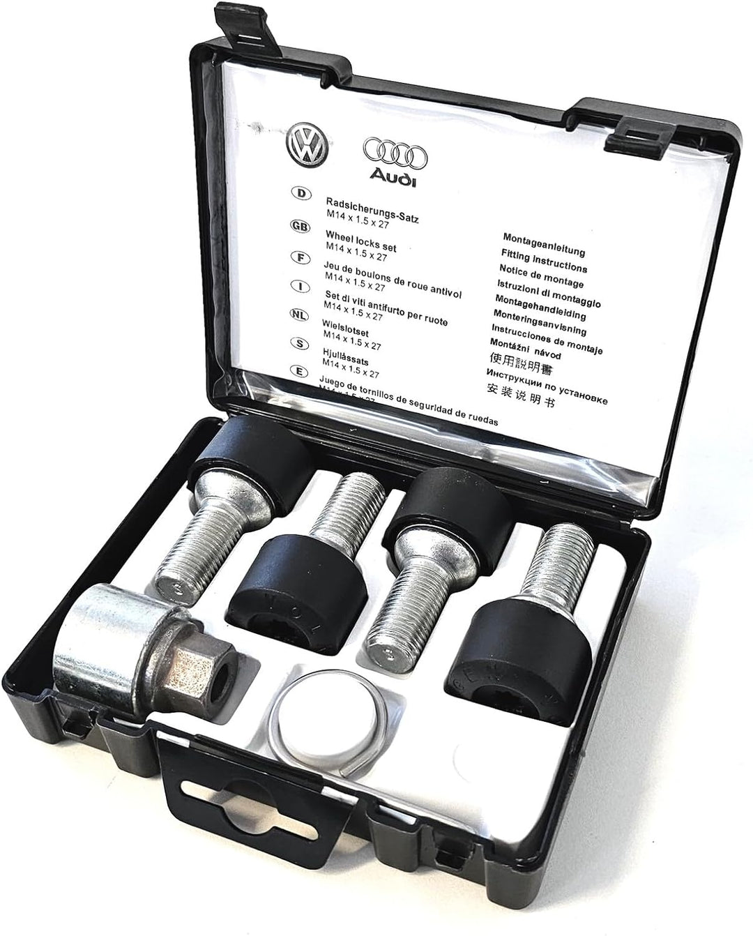 Volkswagen 1K0698137A Felgenschloss Radsicherung Radschrauben *** Codierung zufällig! ***