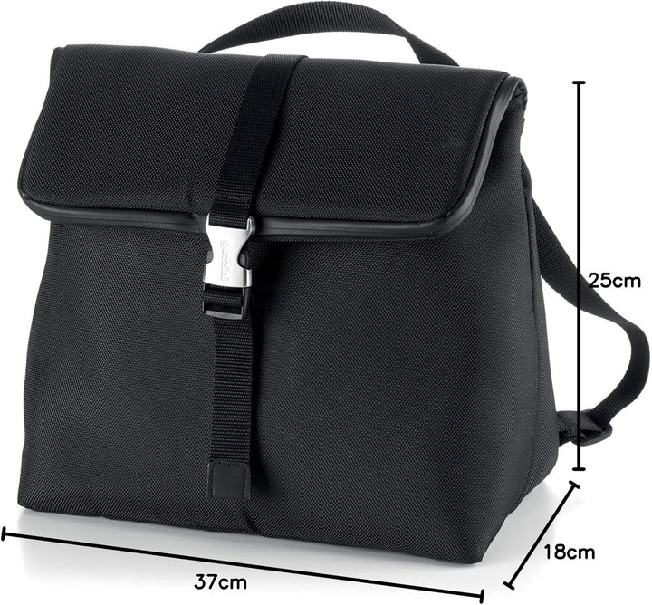 Guzzini - On The Go, FASHION&GO Thermo-Rucksacktasche - Schwarz, 36 x 18 x h25 cm | 13 lt - 03290510