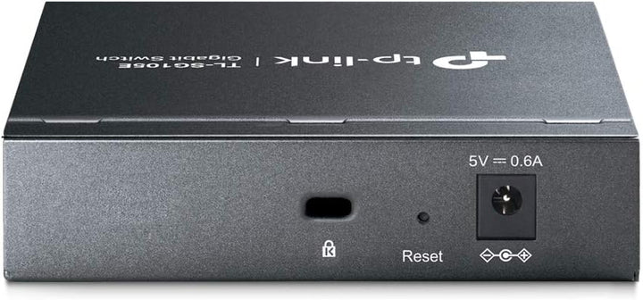 TP-Link TL-SG105E 5-Ports Gigabit Easy Smart Managed Netzwerk Switch(Plug-and-Play,Metallgehäuse, Qo