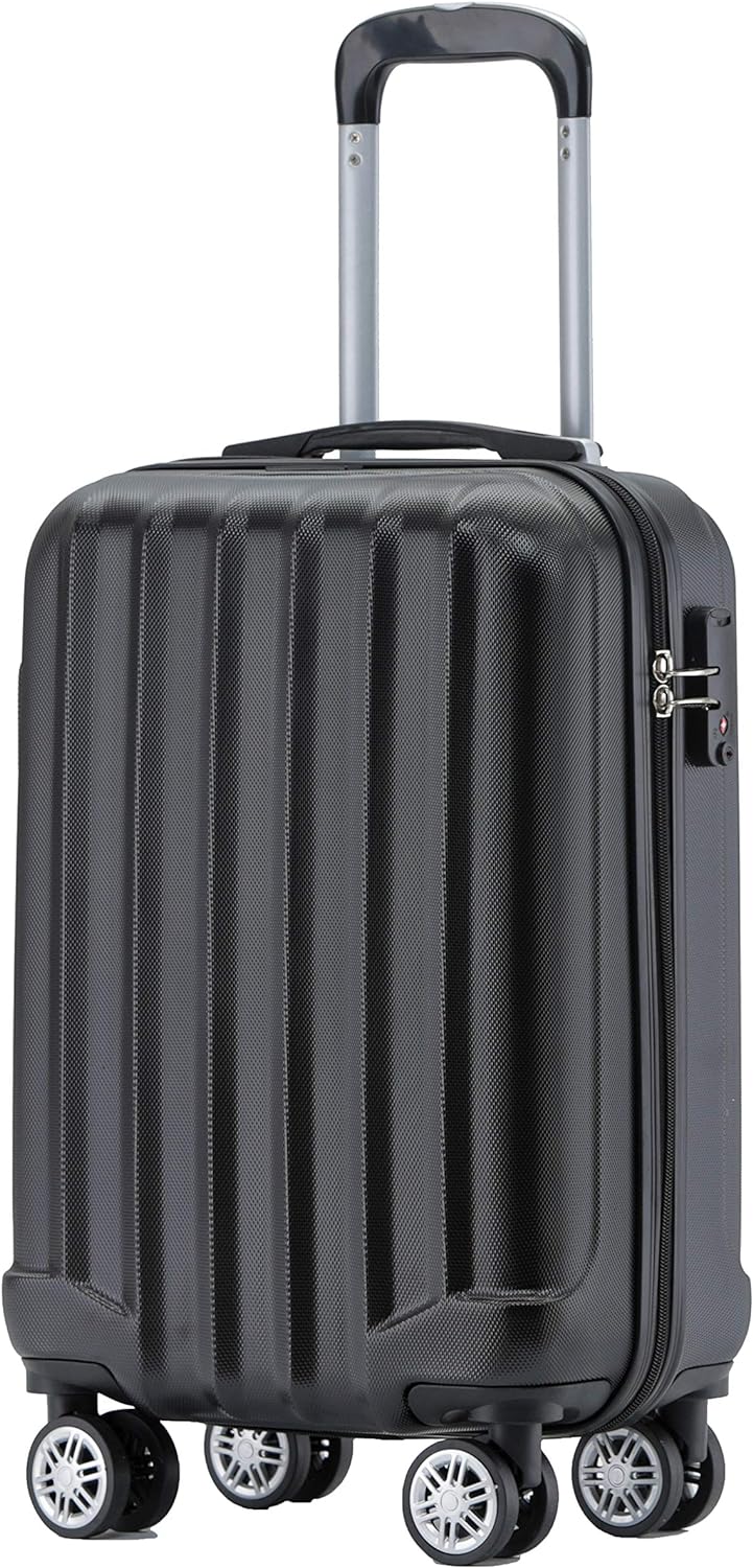 BEIBYE TSA-Schloss 2080 Hangepäck Zwillingsrollen neu Reisekoffer Koffer Trolley Hartschale Set-XL-L