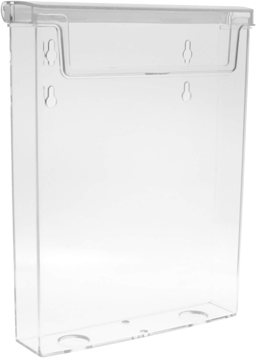 2 Stück taymar DIN A5 Prospekthalter, Prospektbox mit Deckel, Wetterfest (auch für den Aussenbereich