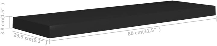 FIRBNUS 80x23,5x3,8 cm Regalbrett HĂ€ngeregal Wandregal Schwebendes Schweberegal Wandregale Regalbode