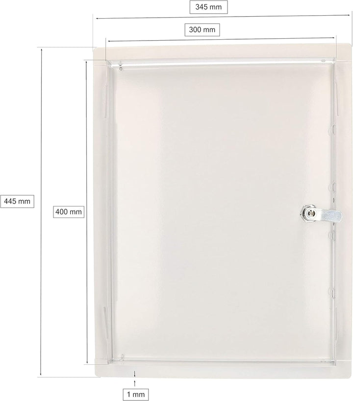 KOTARBAU® Revisionsklappe Revisionstür 30x40 cm Metall Revision Inspektionsklappe Fliesentür Abdecku