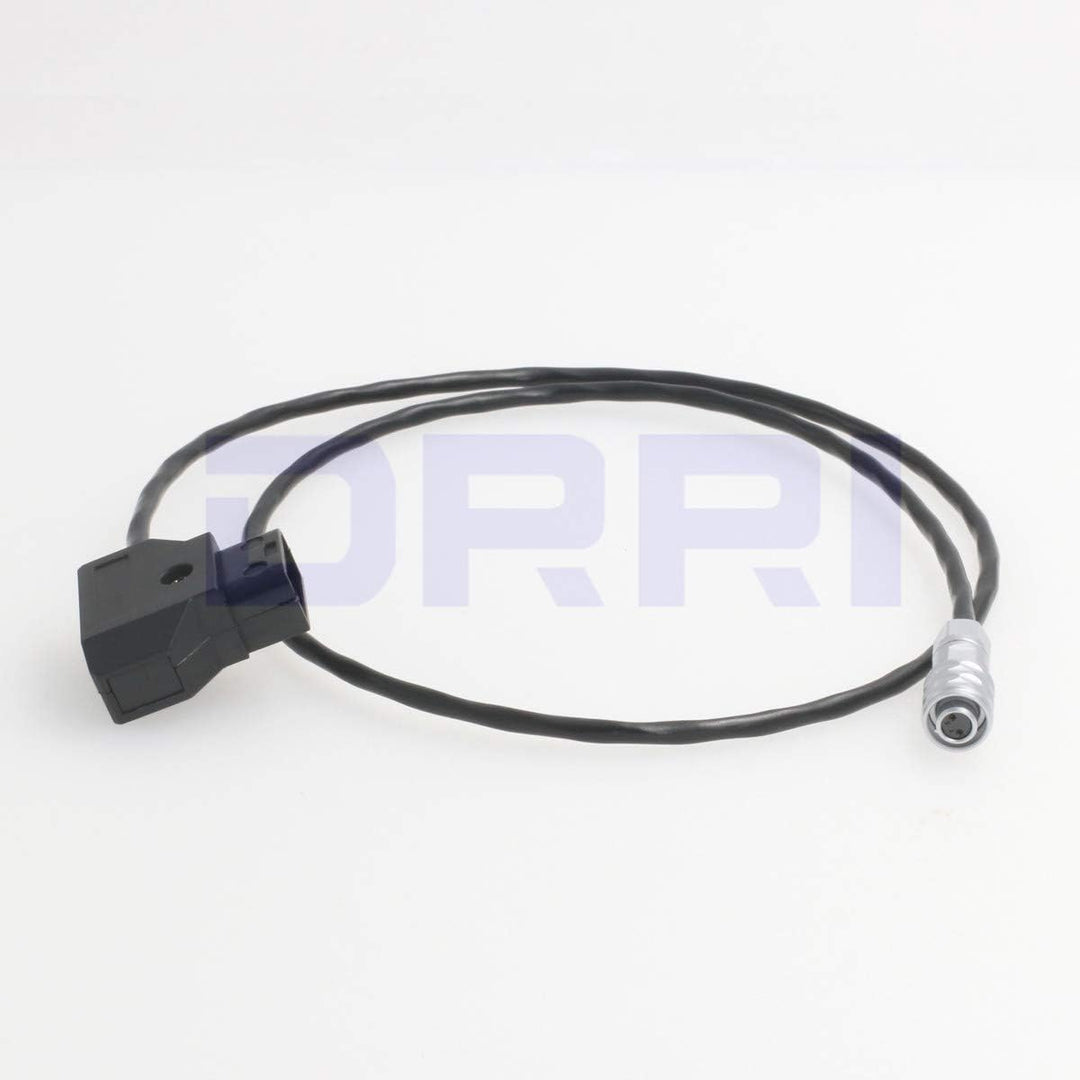 DRRI SF610 2-Pin auf Dtap Power Spiralkabel für Blackmagic Pocket Cinema Kamera 4K Gerades Kabel, Ge