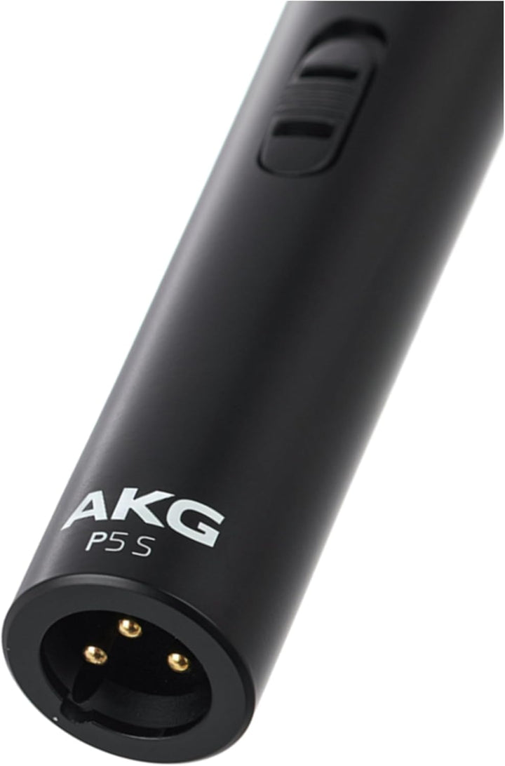 AKG P5s Professionelles dynamisches Live-Gesangsmikrofon mit Schalter P5S Single, P5S Single