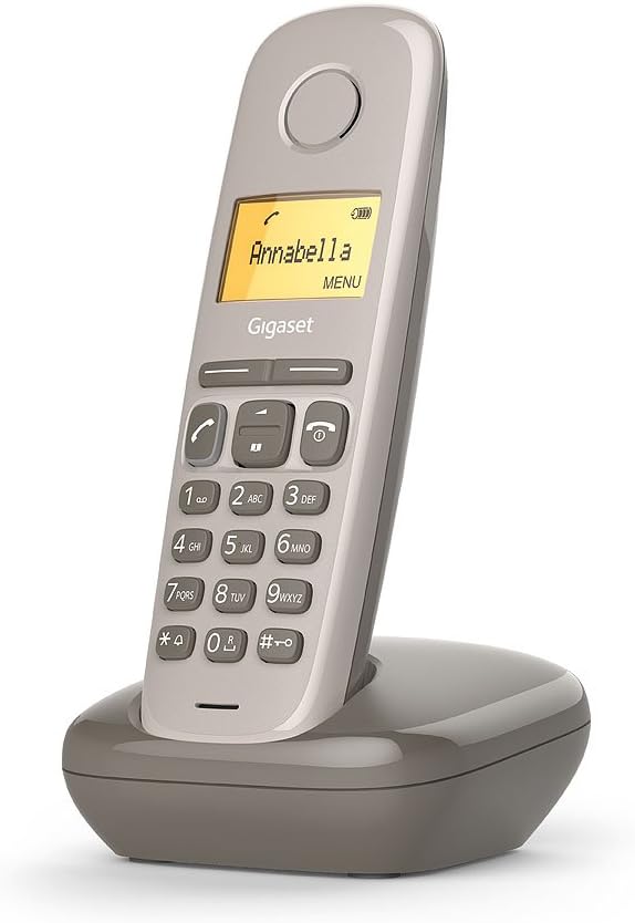 Gigaset - Schnurloses Festtelefon DECT/GAP Solo Ohne Anrufbeantworter grau, Solo Ohne Anrufbeantwort