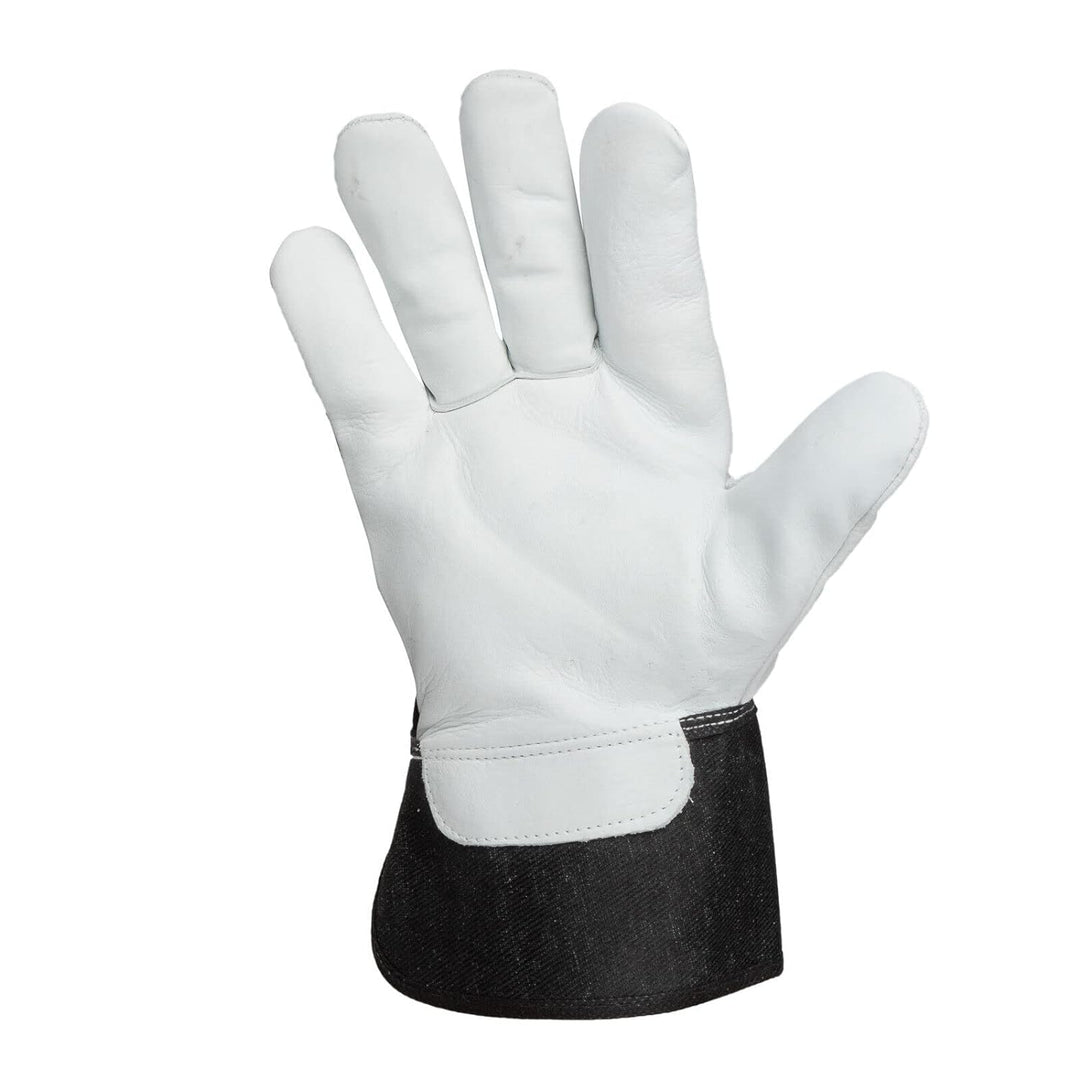 RODOPI Cowboy-Hide Arbeitshandschuhe Leder für Herren und Damen Bauhandschuhe Gr.8-11 Rindvollleder