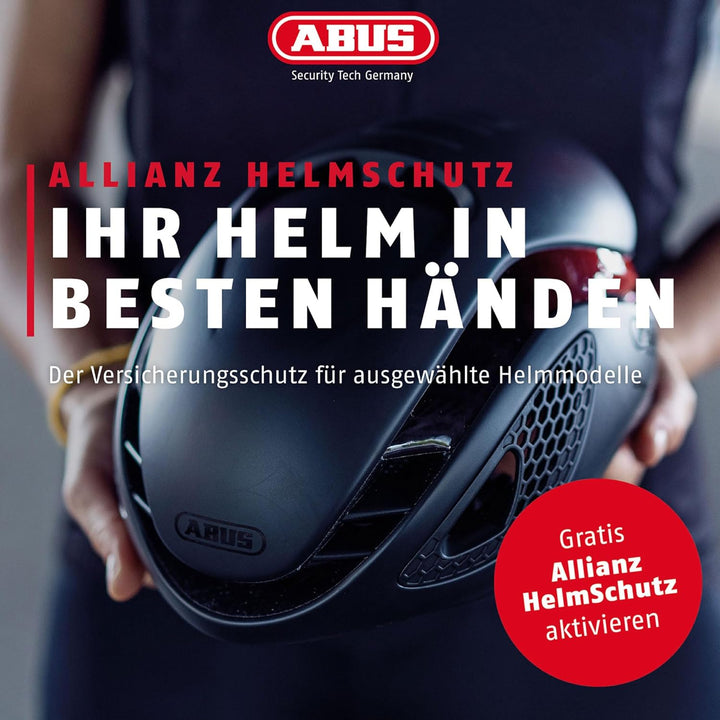 ABUS Rennradhelm PowerDome - leichter Fahrradhelm mit cleverem Belüftungssystem und aerodynamischem