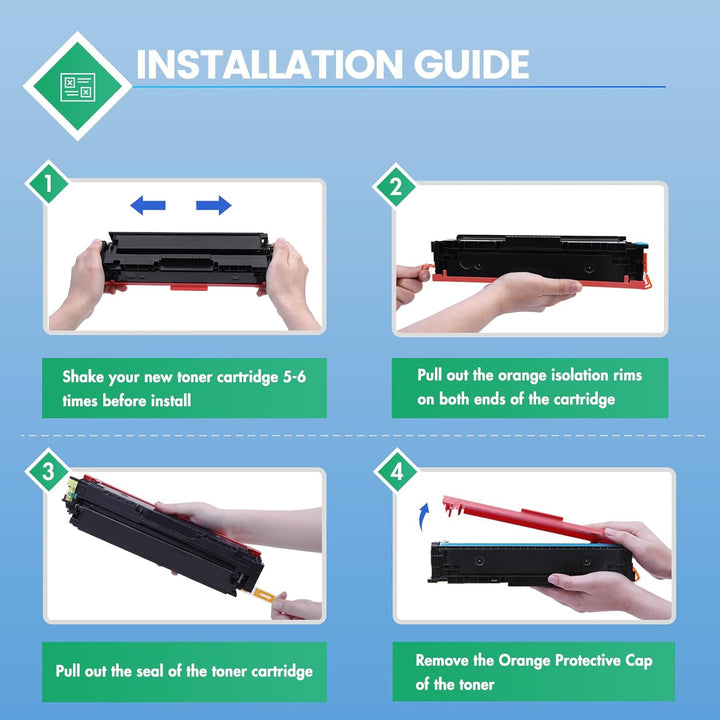 203A 203X MFP M281fdw Toner: für HP 203A 203X Color Laserjet Pro MFP M281fdw M281fdn M254dw M281cdw