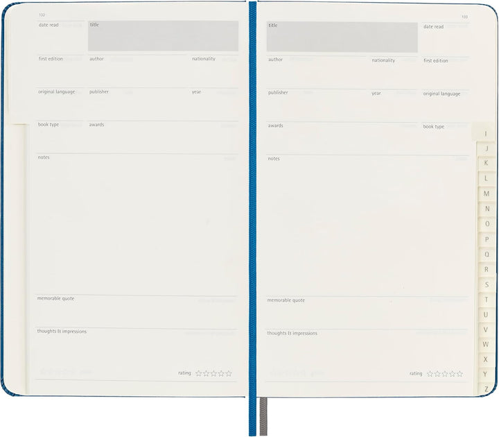 Moleskine - Buchjournal, Themen-Notizbuch - Hardcover-Notizbuch zum Sammeln und Organisieren Ihrer B