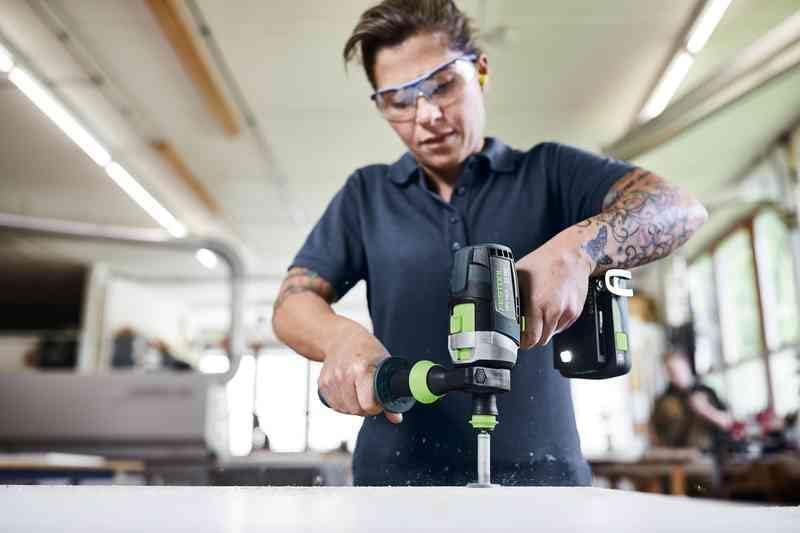 Festool Akku-Schlagbohrschrauber TPC 18/4 I-Basic-Set QUADRIVE (mit Werkzeugfutter, Magnet-Bithalter