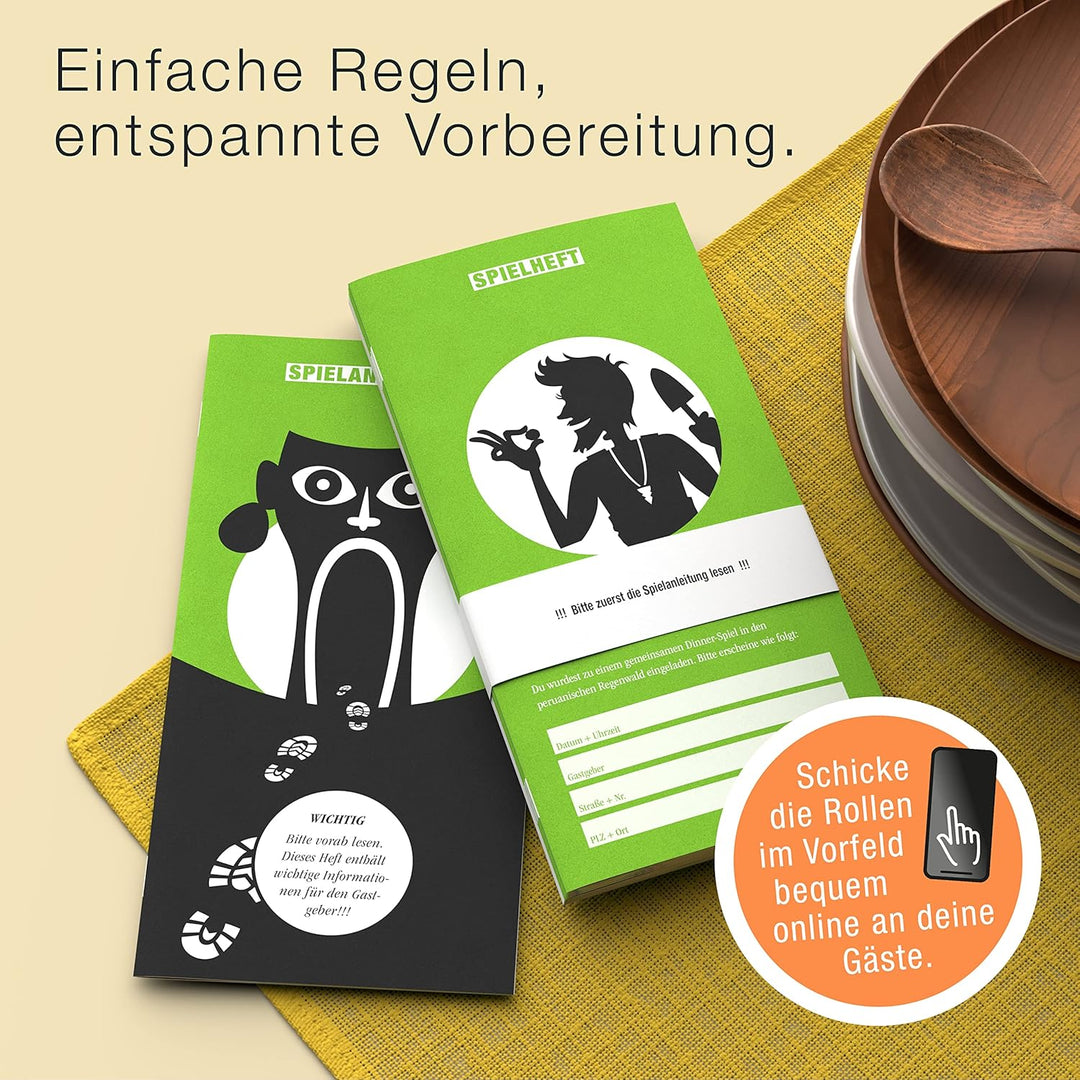 CULINARIO MORTALE® – Expedition in den Tod - Krimidinner für Zuhause für 5 bis 7 Personen - unterhal