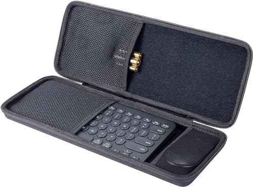 co2CREA Hart case Tasche für Logitech K380 /Pebble Keys 2 K380s Kabellose Bluetooth-Tastatur Pebble